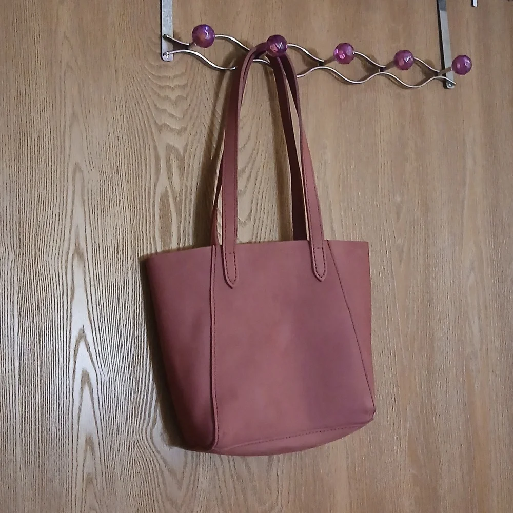 Portland Leather Juliette Bag In Foxglove Color Like New! Lovely! - Picture 2 of 11